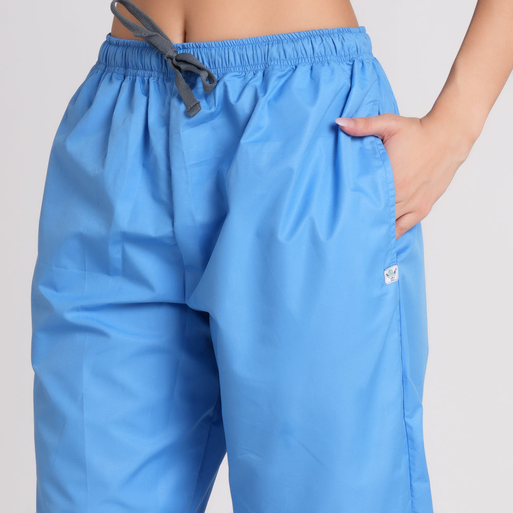 Scrub Suit (Top/Bottom)-Sky Blue