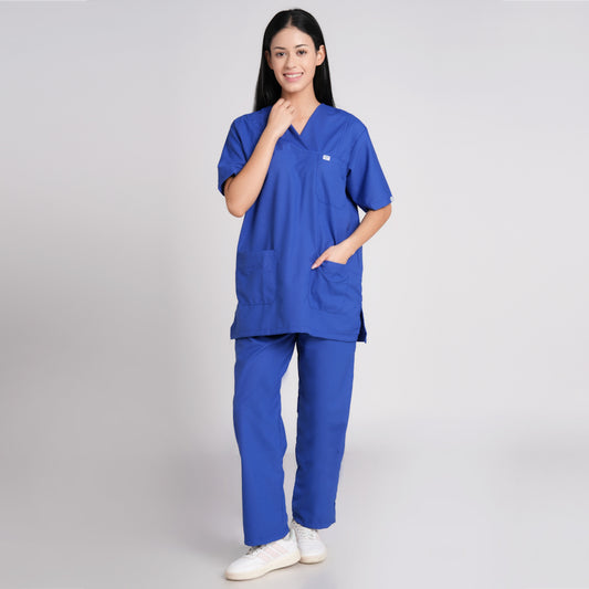 Scrub Suit (Top/Bottom)-Sky Blue