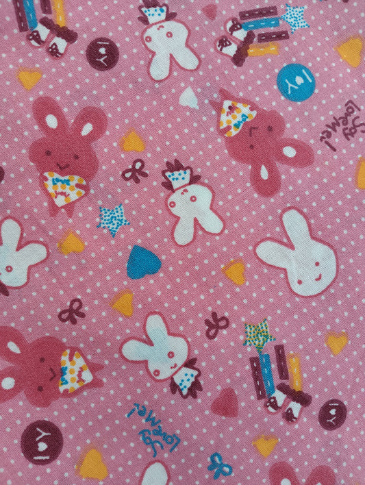 Pink Querky Pink baby sheet