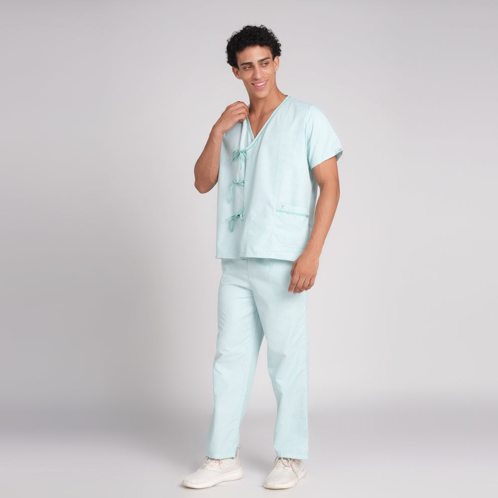 Patient  dress - Sea Green
