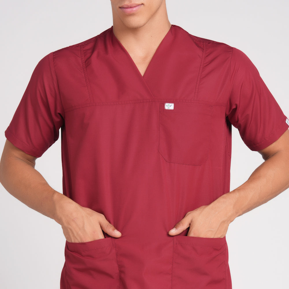 Scrub Suit (Top/Bottom)-Marron