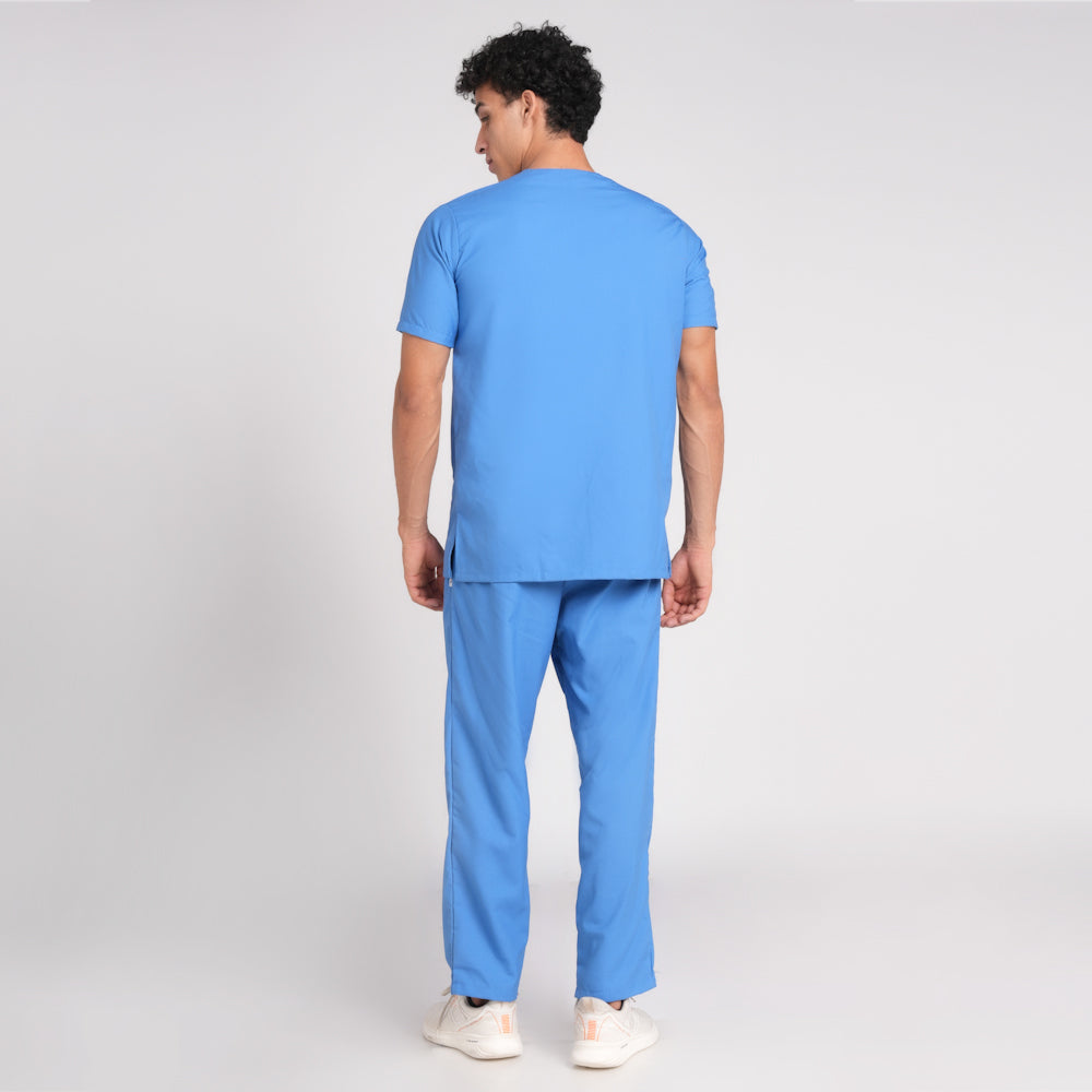Scrub Suit (Top/Bottom)-Sky Blue