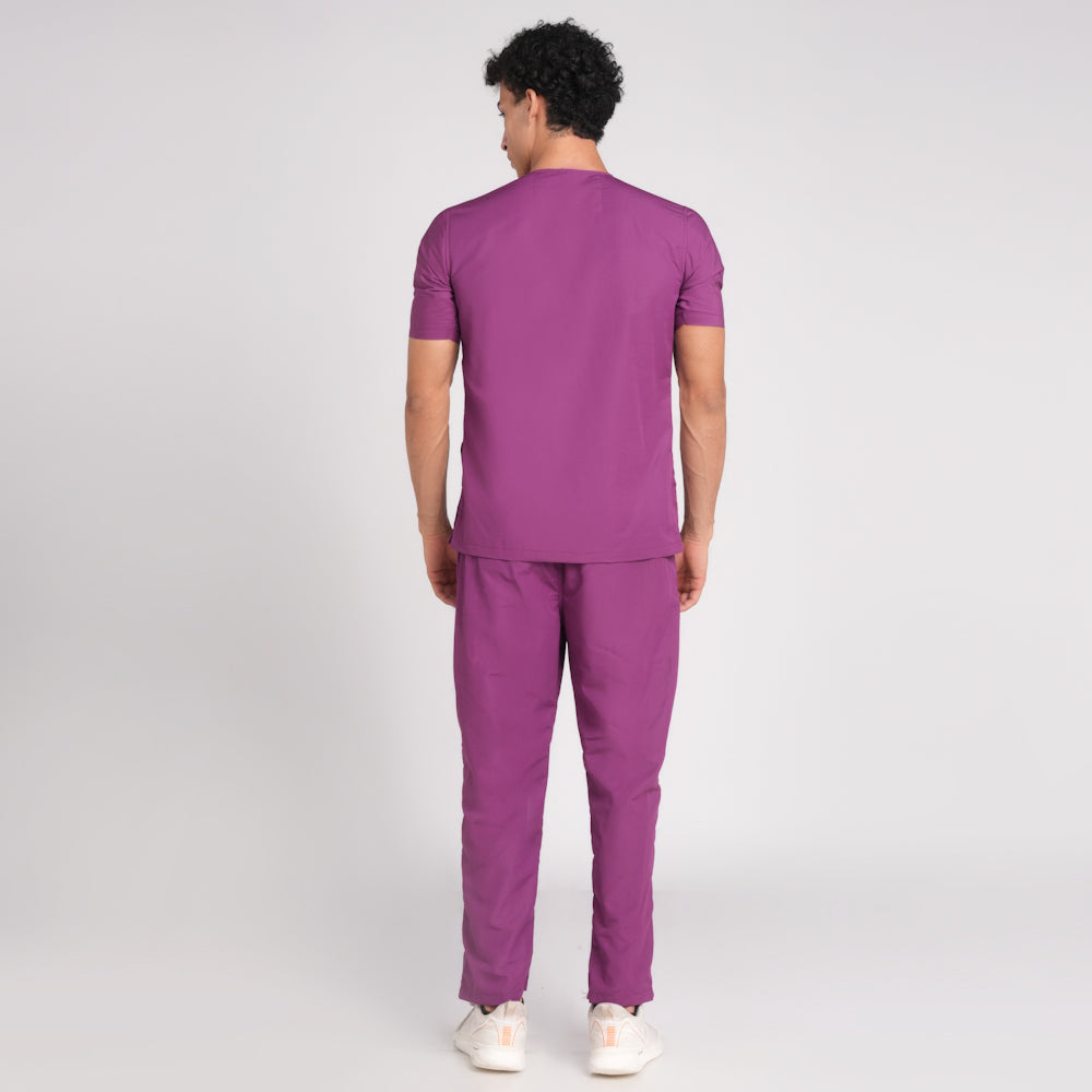 Scrub Suit (Top/Bottom)-Voilet