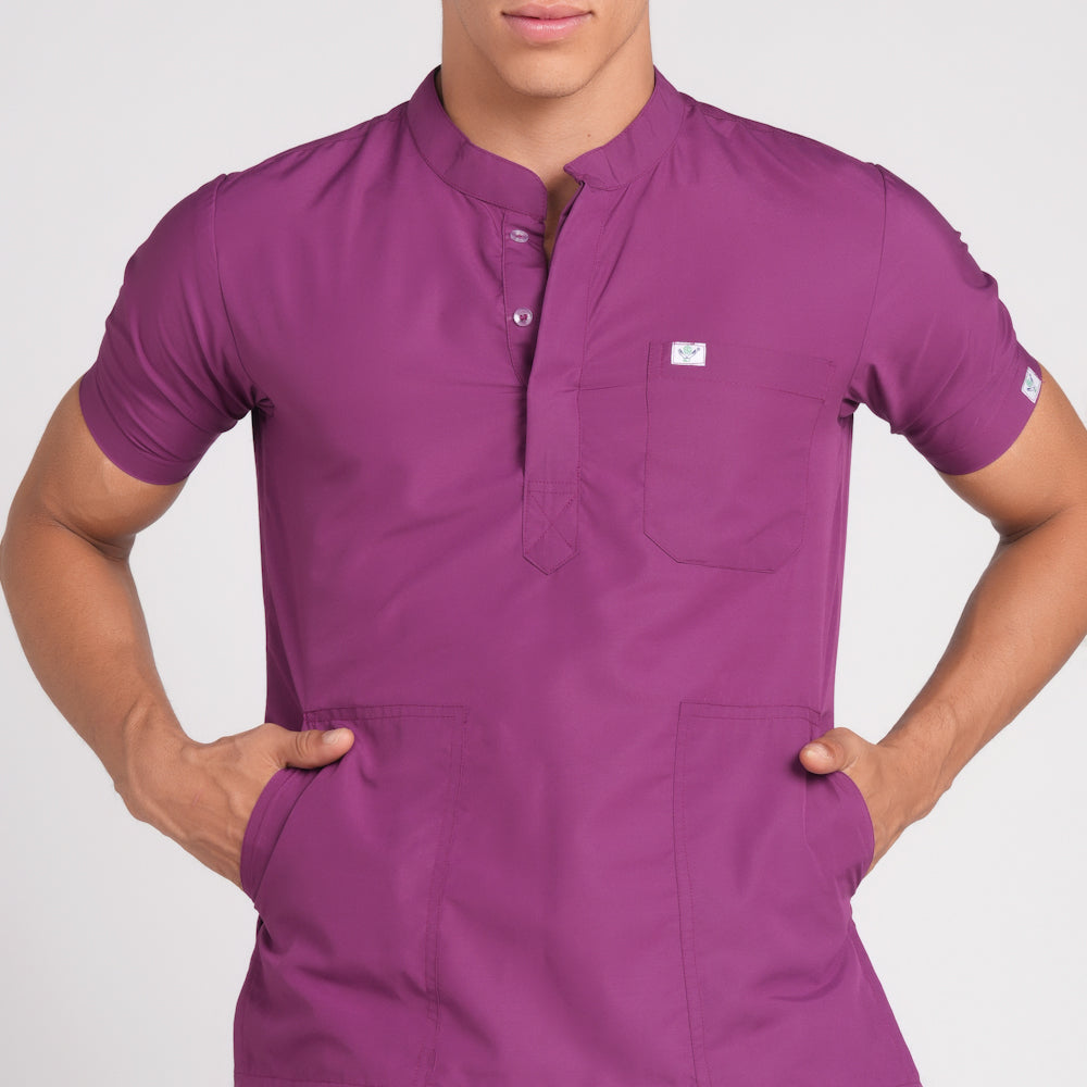 Scrub Suit (Top/Bottom)-Voilet