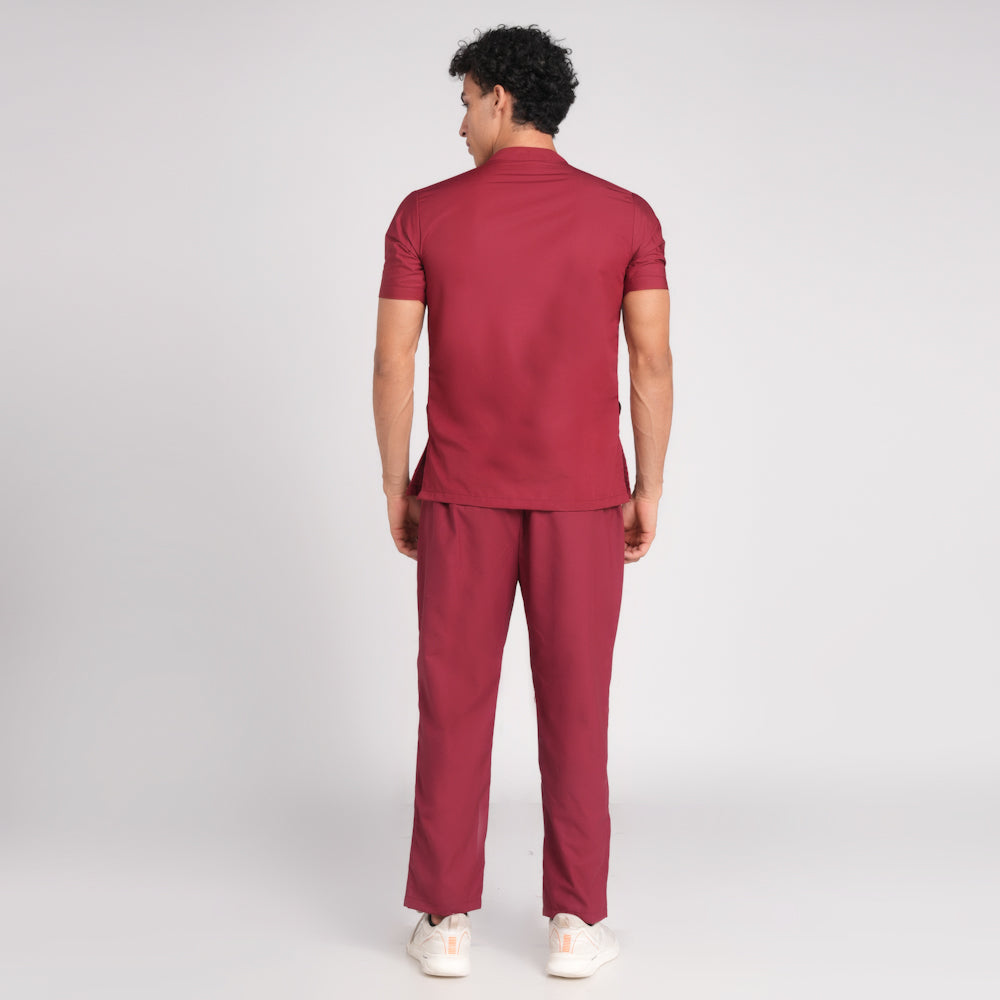 Scrub Suit (Top/Bottom)-Marron