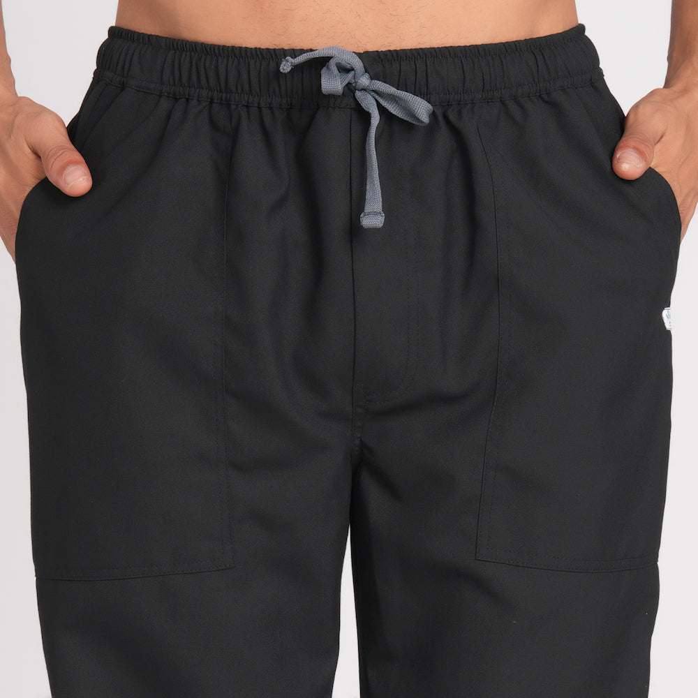 Scrub Suit (Top/Bottom)-Black