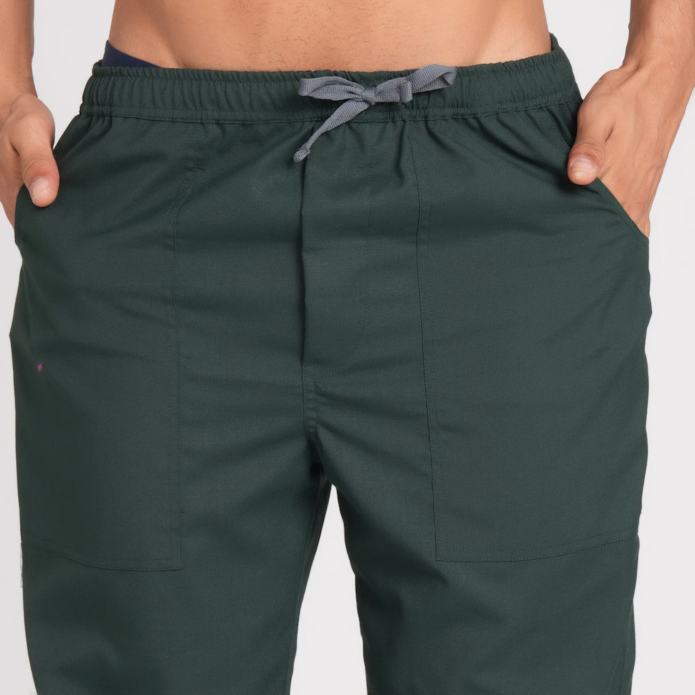 Scrub Suit (Top/Bottom)-Bottel Green