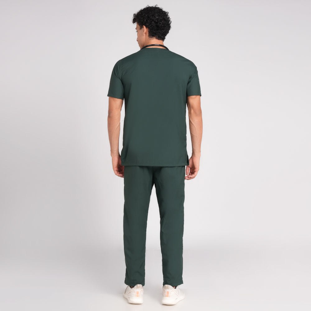 Scrub Suit (Top/Bottom)-Bottel Green