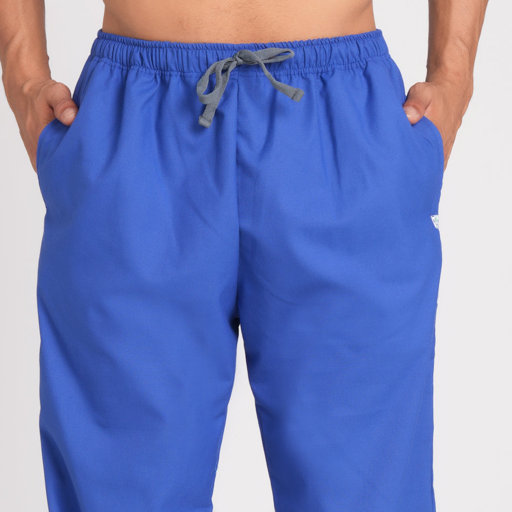 Scrub Suit (Top/Bottom)-Royal blue