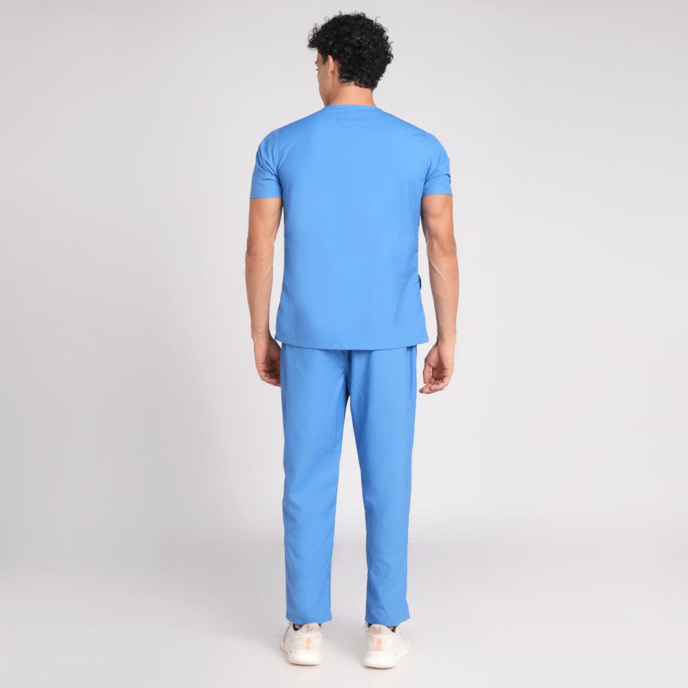 Scrub Suit (Top/Bottom)-Sky Blue