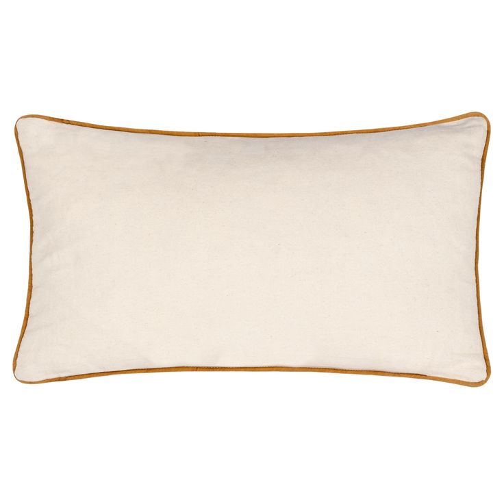 Pillow with yellow  Paiping-White