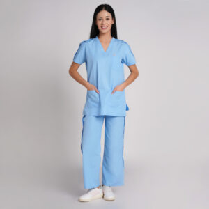 patient dress ortho blue