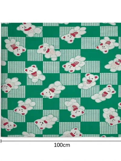 Bear print baby sheet