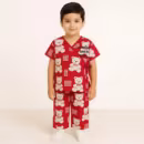 Red Bear Baby Uniform