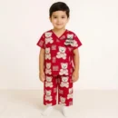 Red Bear Baby Uniform