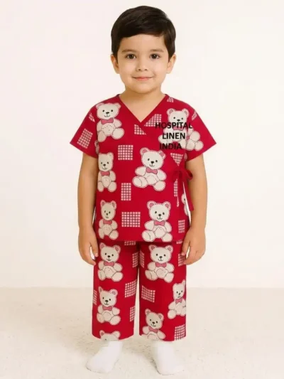 Red Bear Baby Uniform