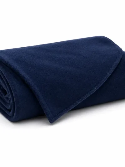 Navy Blue Fleece Blanket
