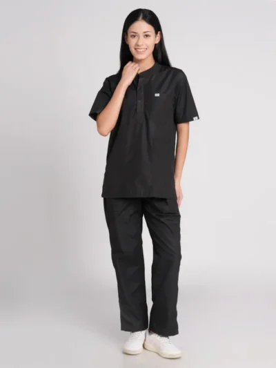 Scrub Suit Female Chinese Collor (Top/Bottom) Pof Cotton
