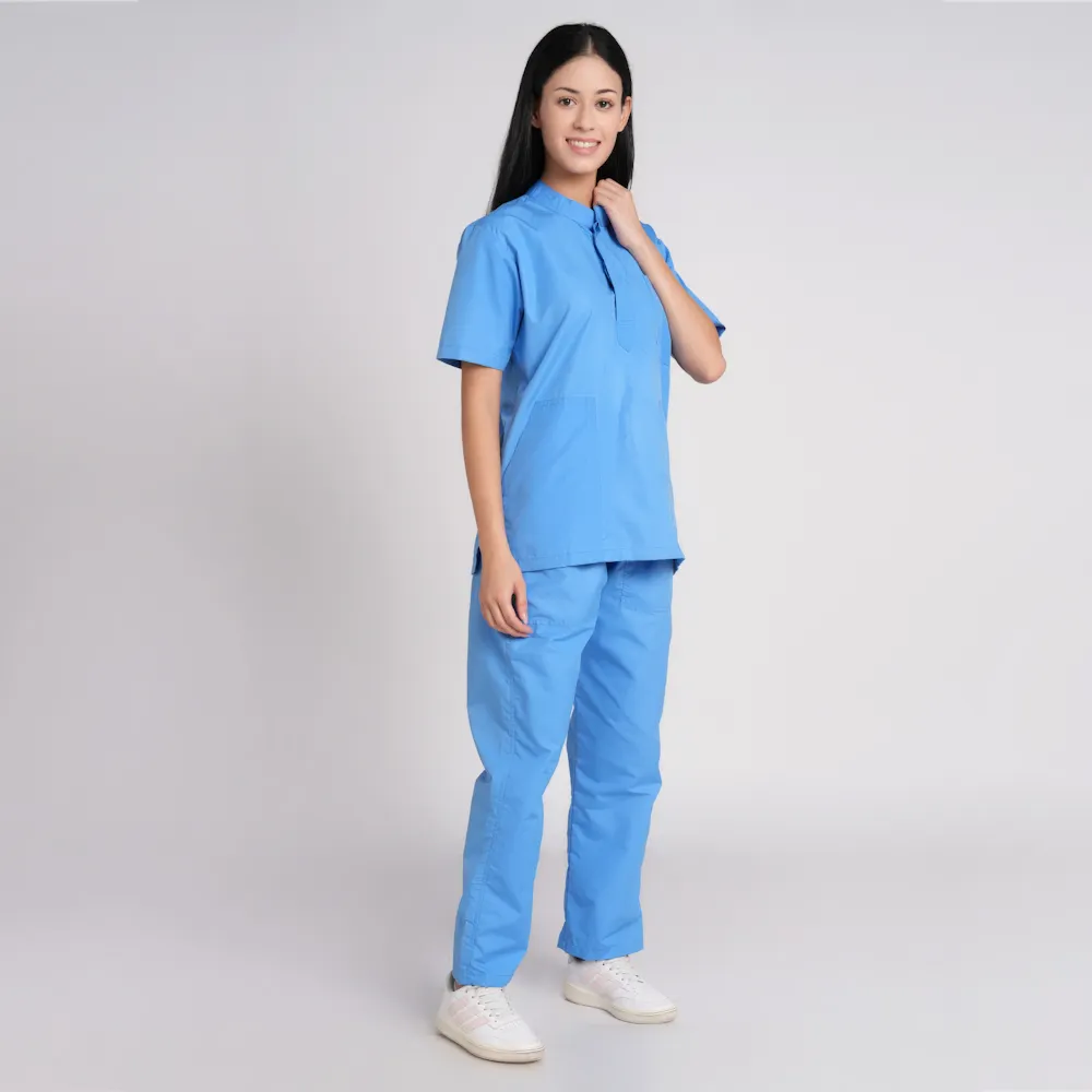 Scrub Suit Female Chinese Collor (Top/Bottom) Pof Cotton - Image 17