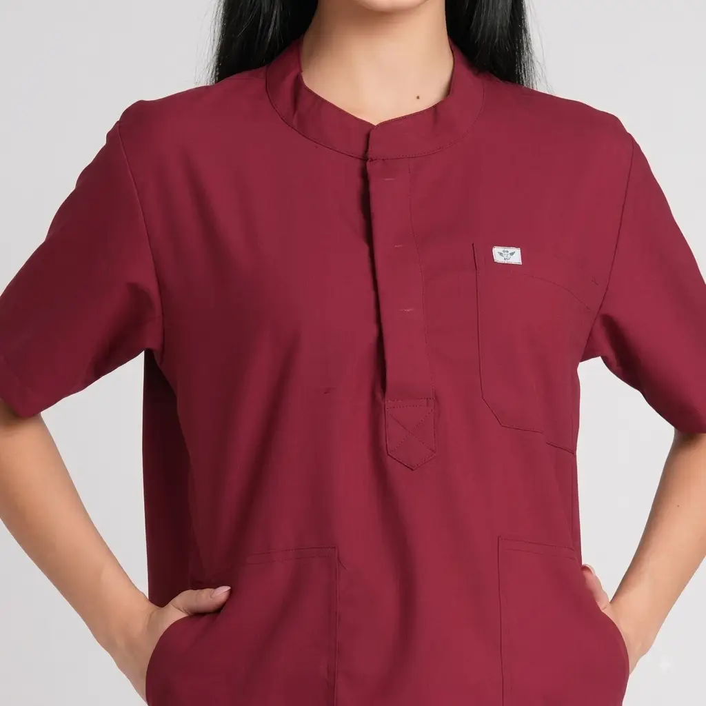 Scrub Suit Female Chinese Collar (Top/Bottom) Trovin - Image 12