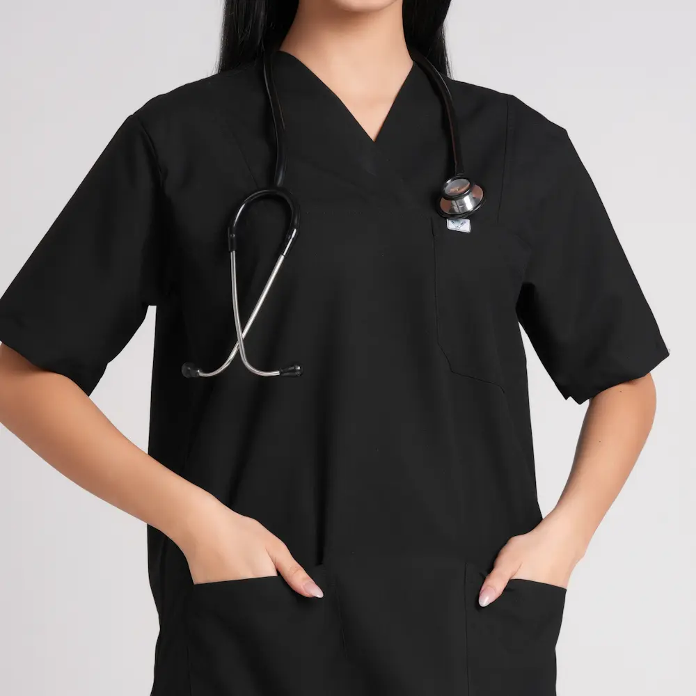 Scrub Suit Female Paan Neck (Top/Bottom) Trovin - Image 4