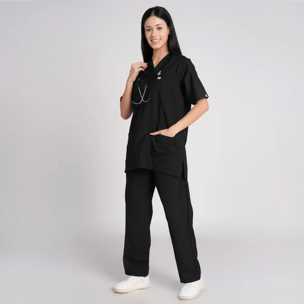 Scrub Suit Female Paan Neck (Top/Bottom) Trovin - Image 5