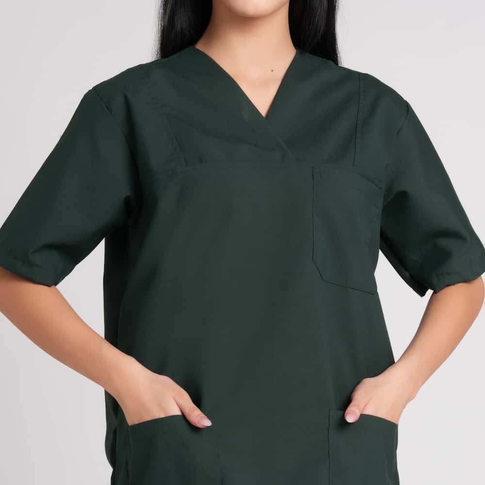 Scrub Suit Female Paan Neck (Top/Bottom) Trovin - Image 8