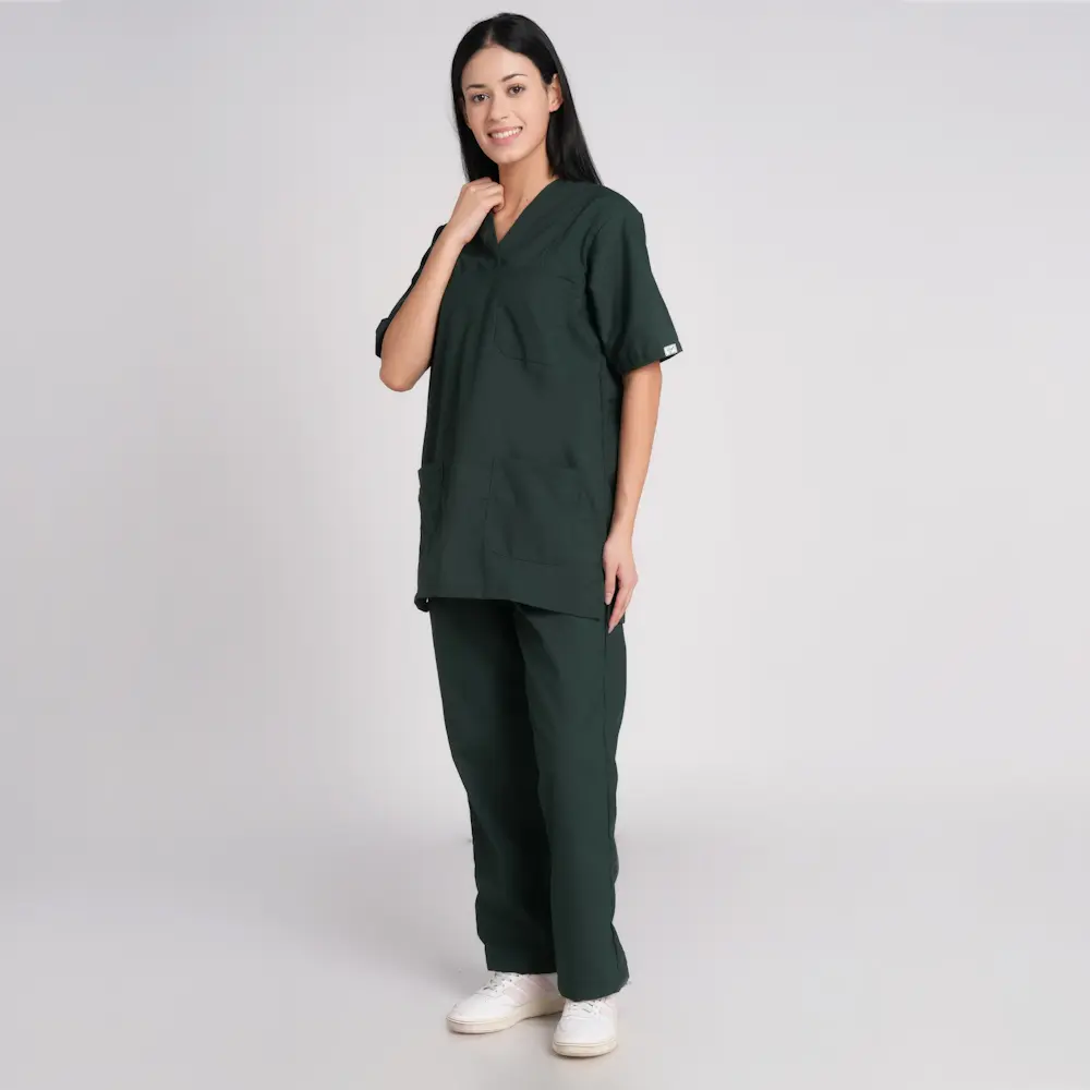 Scrub Suit Female Paan Neck (Top/Bottom) Trovin - Image 10