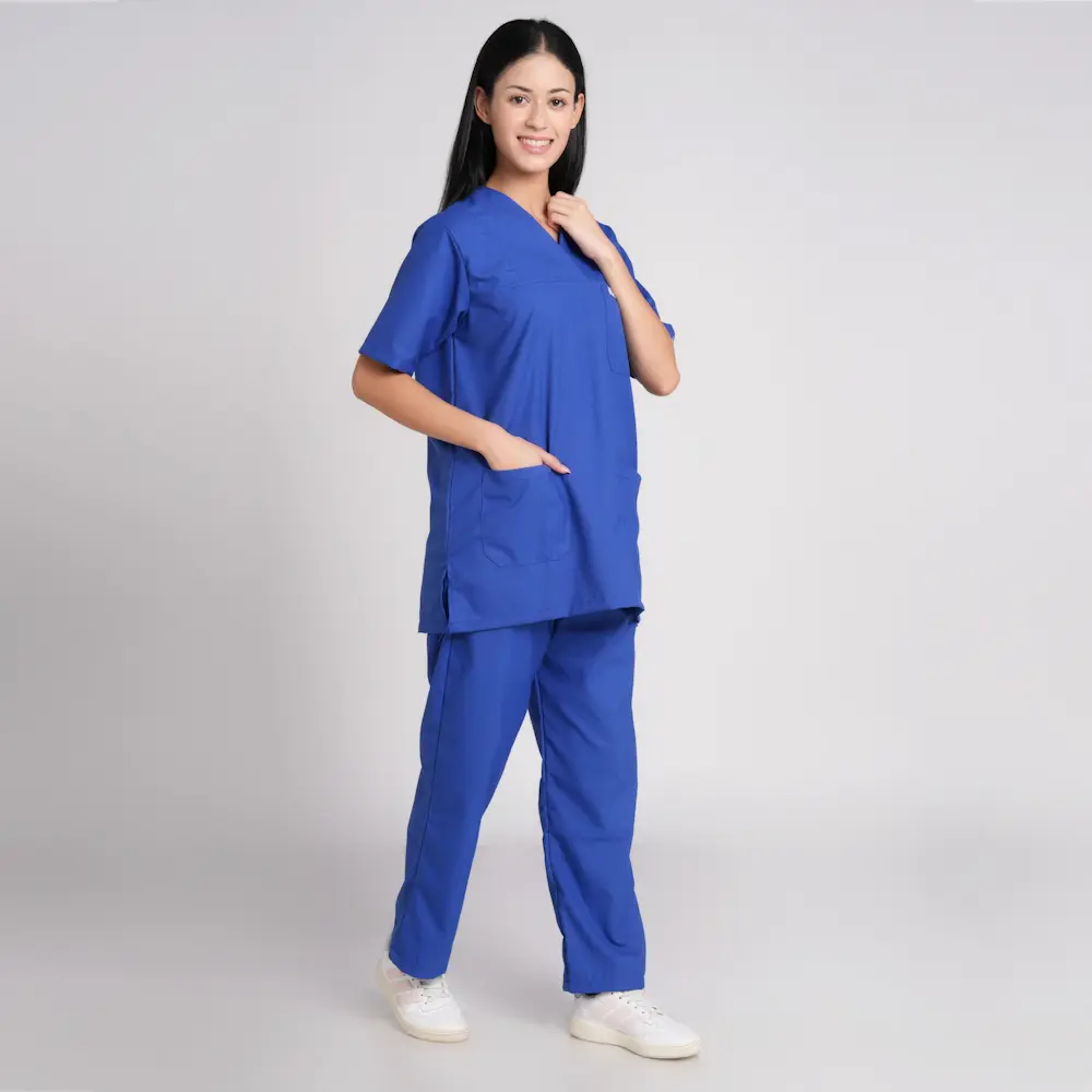Scrub Suit Female Paan Neck (Top/Bottom) Trovin - Image 20