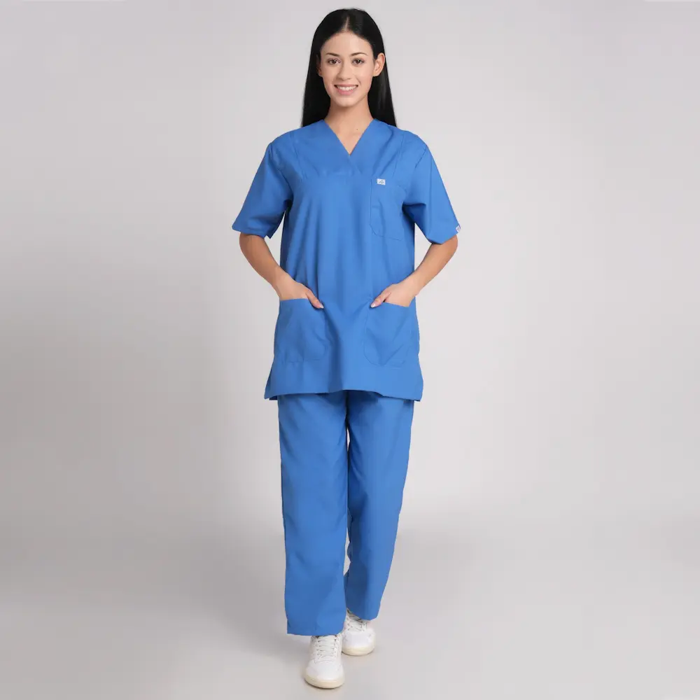 Scrub Suit Female Paan Neck (Top/Bottom) Trovin - Image 22