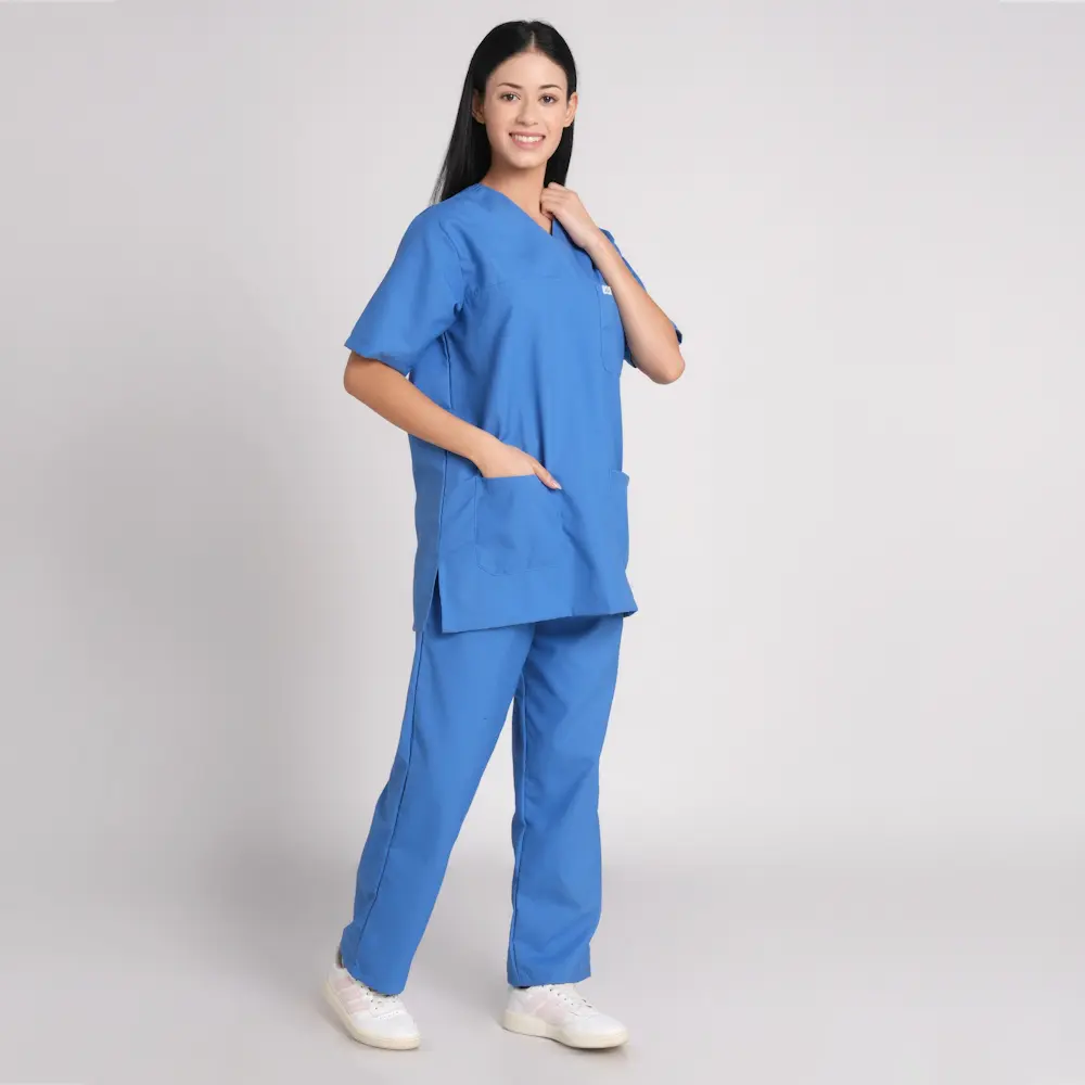 Scrub Suit Female Paan Neck (Top/Bottom) Trovin - Image 25