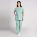Scrubs For Women Cotton V Neck Sea Green