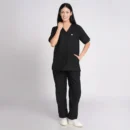 Scrubs for Women V Neck Black