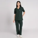 Scrubs For Women V Neck in bottle green