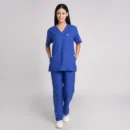 Scrubs for Women V Neck (Top/Bottom) Trovin Royal blue