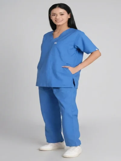 Scrubs For Women V Neck Sky Blue |