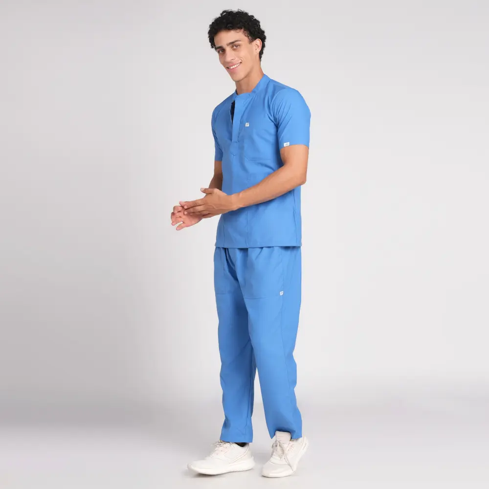 Scrub Suit Male Chinese Collor (Top/Bottom) Pof Cotton - Image 19