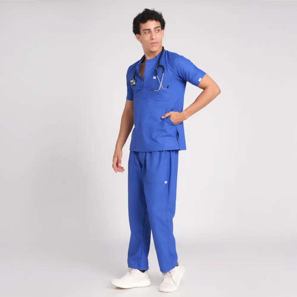 Scrub Suit Male Chinese Collar (Top/Bottom) Trovin - Image 20