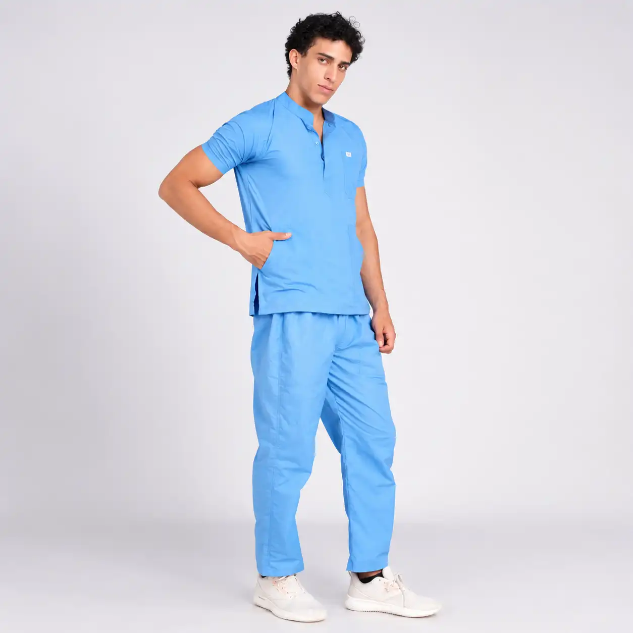 Scrub Suit Male Chinese Collar (Top/Bottom) Trovin - Image 21