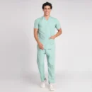 Scrubs for Men Cotton Paan Neck Sea Green