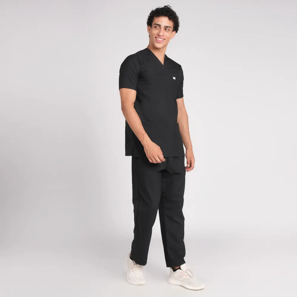 Scrub Suit Male Paan Neck (Top/Bottom) Trovin - Image 3