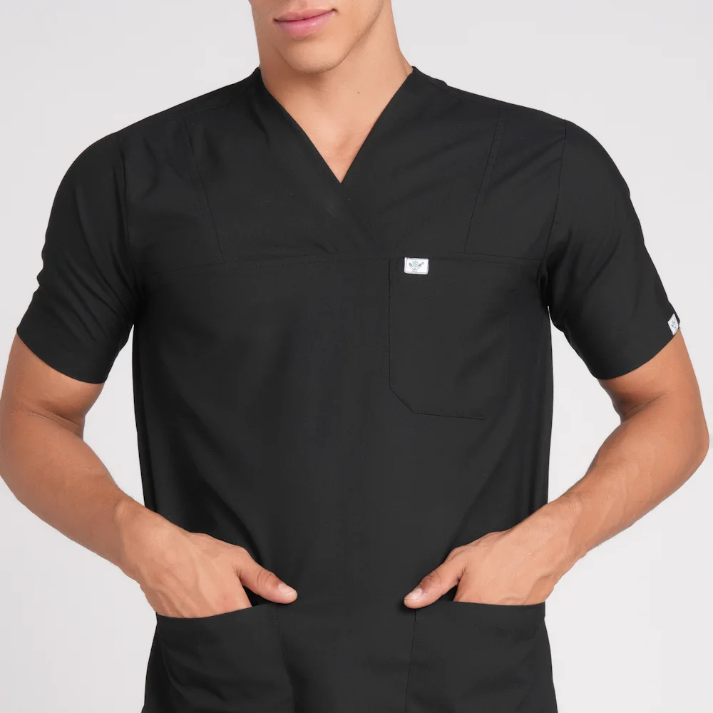 Scrub Suit Male Paan Neck (Top/Bottom) Trovin - Image 4