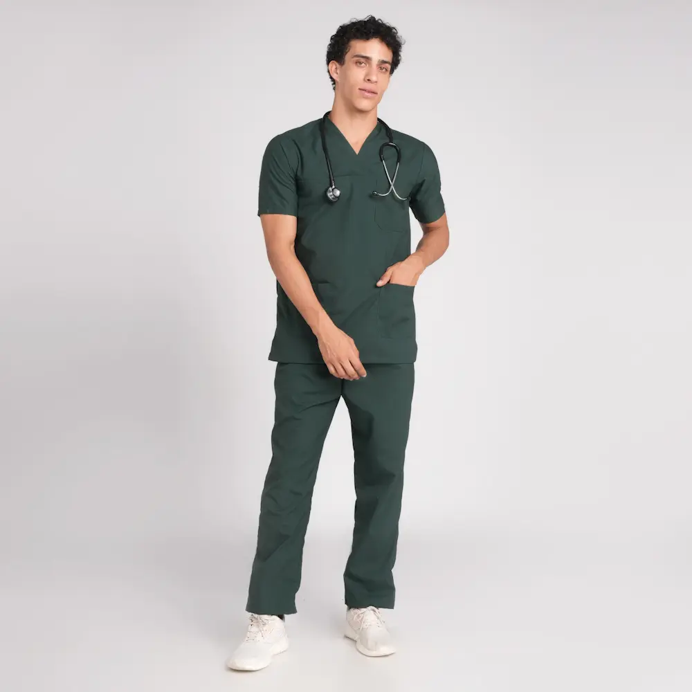 Scrub Suit Male Paan Neck (Top/Bottom) Trovin - Image 6