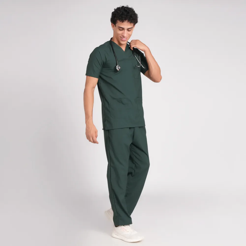Scrub Suit Male Paan Neck (Top/Bottom) Trovin - Image 8