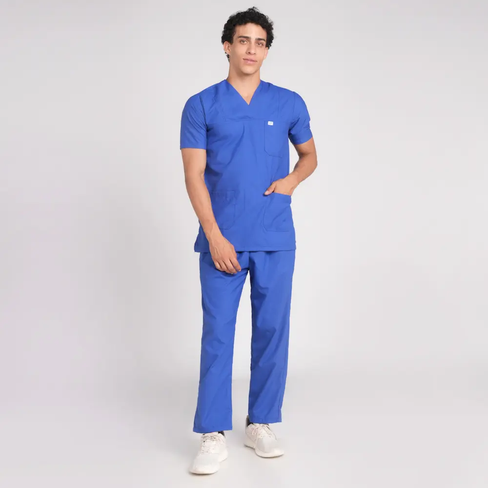 Scrub Suit Male Paan Neck (Top/Bottom) Trovin - Image 16