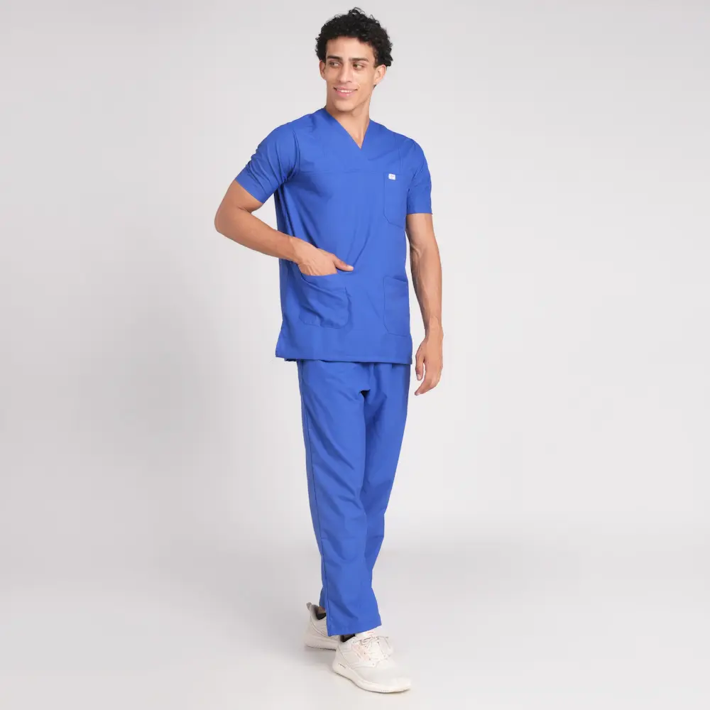 Scrub Suit Male Paan Neck (Top/Bottom) Trovin - Image 18