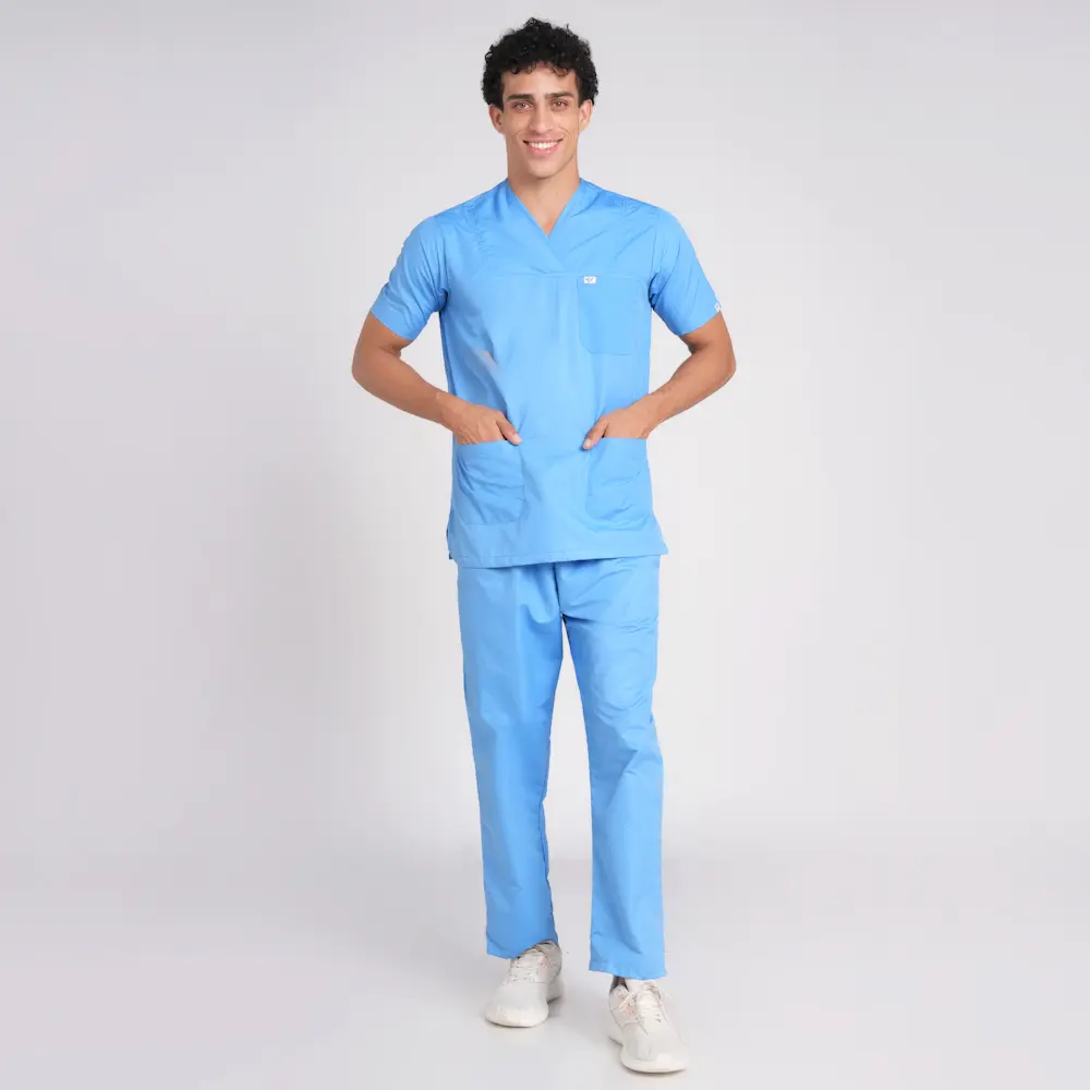 Scrub Suit Male Paan Neck (Top/Bottom) Trovin - Image 21