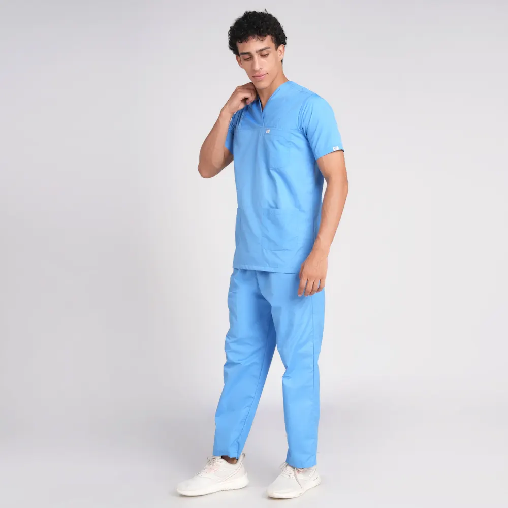 Scrub Suit Male Paan Neck (Top/Bottom) Trovin - Image 22