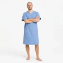 Lite Blue Patient Gown Male