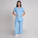 Female Patient Dress Aurtho Blue